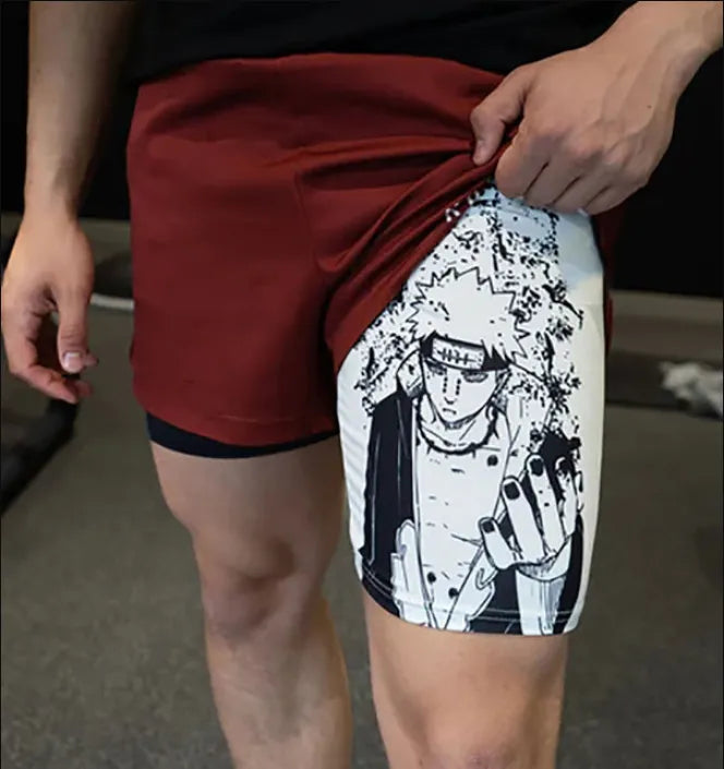 Anime Gym Shorts Small - Large