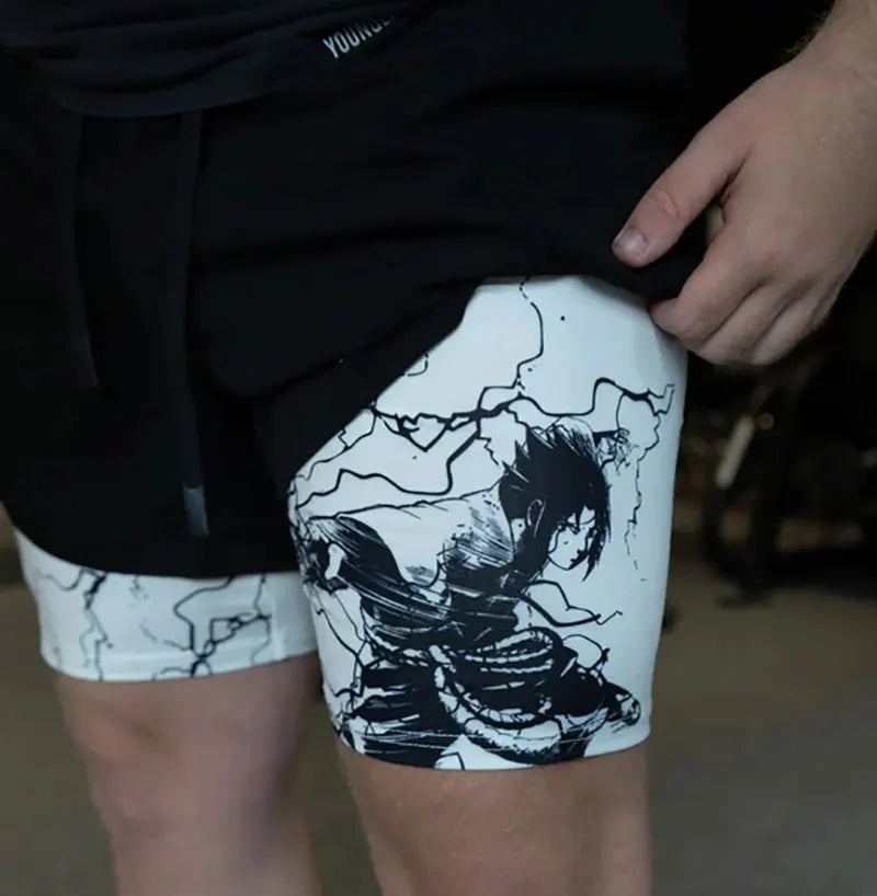 Anime Gym Shorts Small - Large