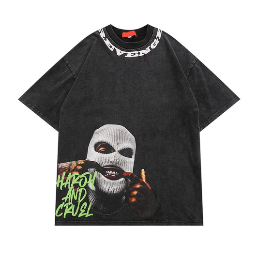 Hip hop Ski Mask Shirt
